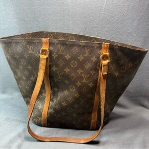 Louis Vuitton Tote Bag Vintage Needs restoration